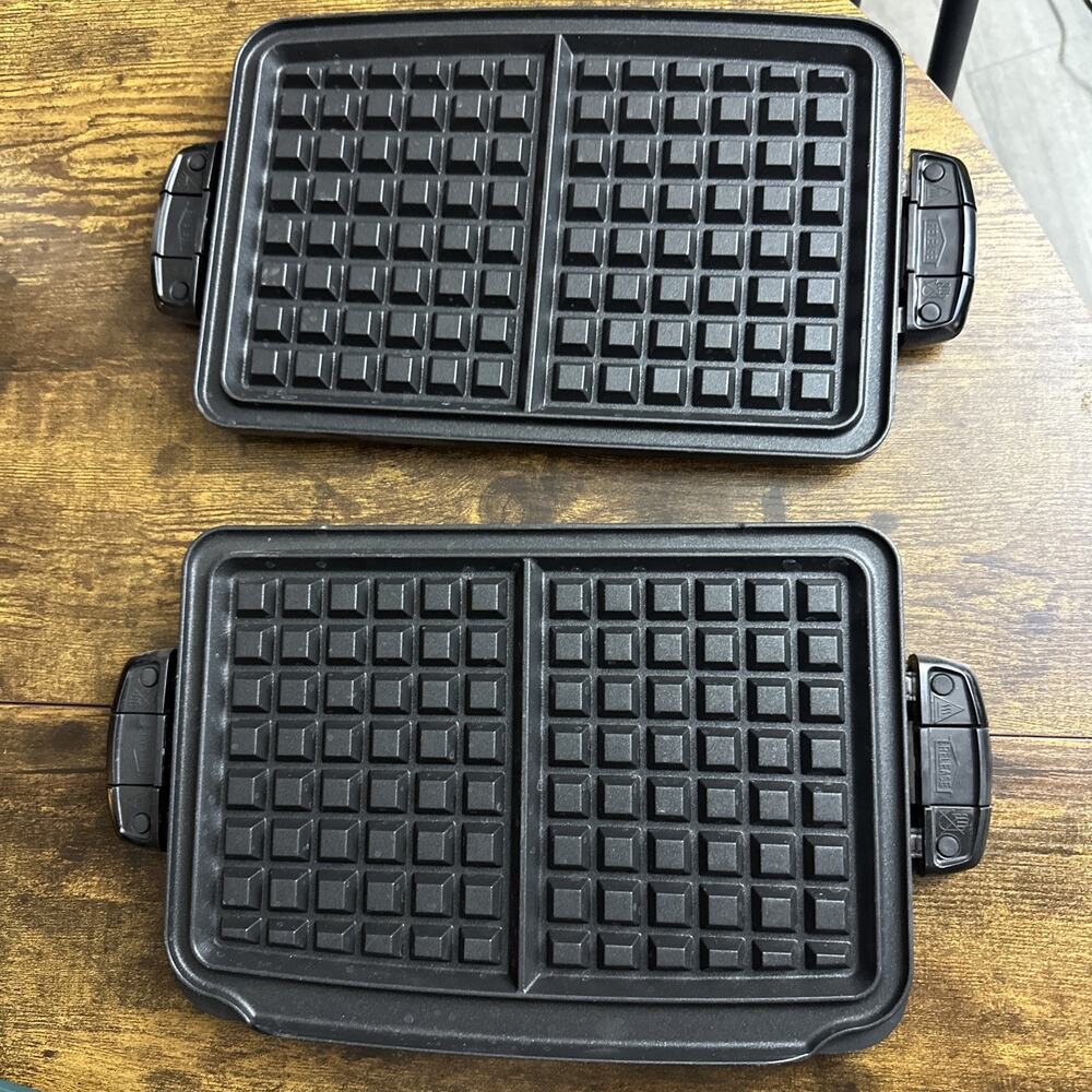 George Foreman Evolve Waffle Plates TSK-2610 Grille Match Pair